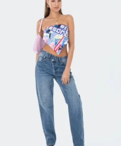 S11496_BLUE Living Dolls Boyfriend Jeans