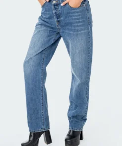 S11496_BLUE Living Dolls Boyfriend Jeans