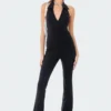 S11961_BLACK Odell Open-Back Jumpsuit