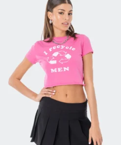 S12015_PINK Reuse Men T-Shirt Trending