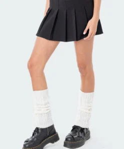 S12010_BLACK Britney Low-Rise Skirt