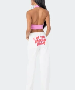 S11992_WHITE Living Dolls Dreamy Boyfriend Jeans