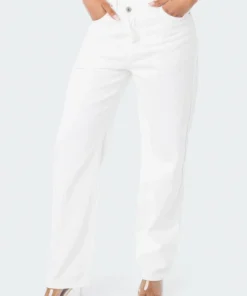 S11992_WHITE Living Dolls Dreamy Boyfriend Jeans