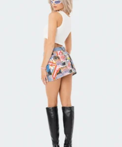 S11966_WHITE Living Dolls Style Secrets Crop Top