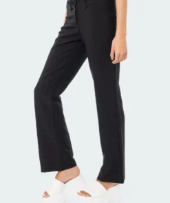 S11885_BLACK Fran Low-Rise Pants
