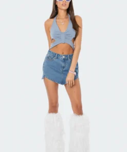 S11230_LIGHT-BLUE Butterfly Open Back Top