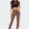 3038_brown Pants Coco Mom Jeans