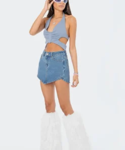 S11230_LIGHT-BLUE Butterfly Open Back Top