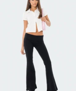 S12008_WHITE New In Button-Up Shirt