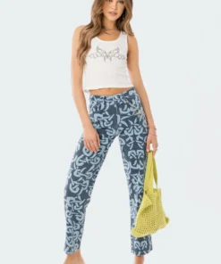 S12209_BLUE Our Tribe Wide Jeans