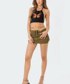 S12069_black Babe Fest Fly Away Open-Back Crop Top