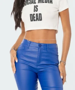 ACC0323_SILVER Dainty Heart Belly Chain