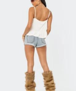 S12224_CREAM Imogen Ruffle Top New In