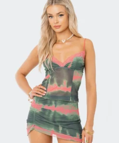 S12091_MIX Lian Mesh Crop Top New In