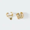 Acc0179_gold Accessories Good Vibes Ring Pack 2 Acc0179_gold Accessories Good Vibes Ring Pack