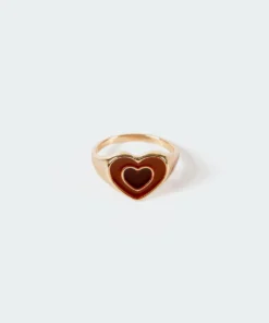 Acc0185_gold Double The Heart Ring Accessories