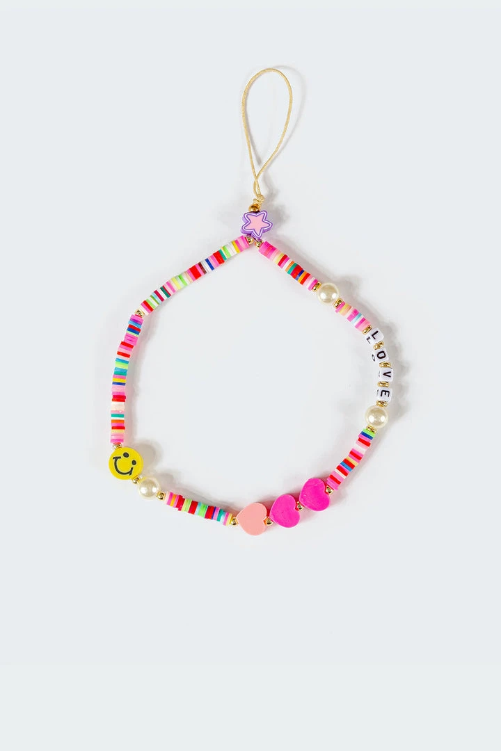 Acc0190_mix Accessories Happy Love Phone Chain 3 Acc0190_mix Accessories Happy Love Phone Chain