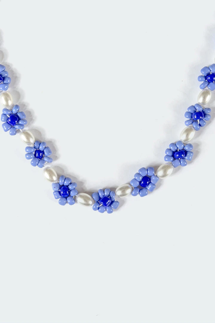 Acc0155_purple Accessories Pansy Pearl Beaded Necklace 5 Acc0155_purple Accessories Pansy Pearl Beaded Necklace