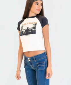 S12391_WHITE Maker Raglan T-Shirt New In