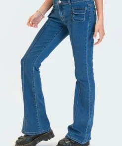 S12319_BLUE Harriot Low-Rise Jeans New In