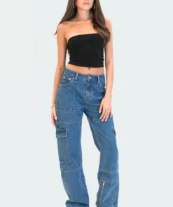 S12381_BLACK Basic Tube Top