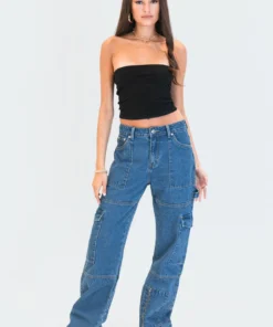 S12381_BLACK Basic Tube Top