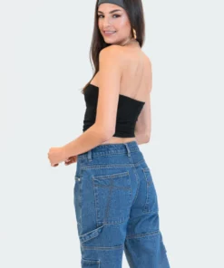 S12381_BLACK Basic Tube Top