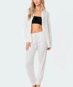 S12229_CREAM Babe Fest Zephyr Button-Up Shirt