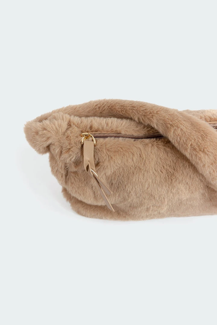 Acc0222_brown Fur Real Baguette Bag 5 Acc0222_brown Fur Real Baguette Bag