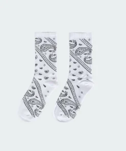 Acc0214_white Accessories Bandana Socks