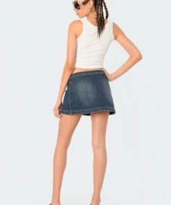 S12254_WHITE Tattoo Ribbed Tank Top New In