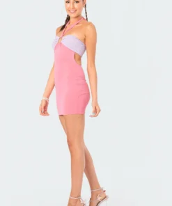 S11308_PINK Denna Mini Dress New In