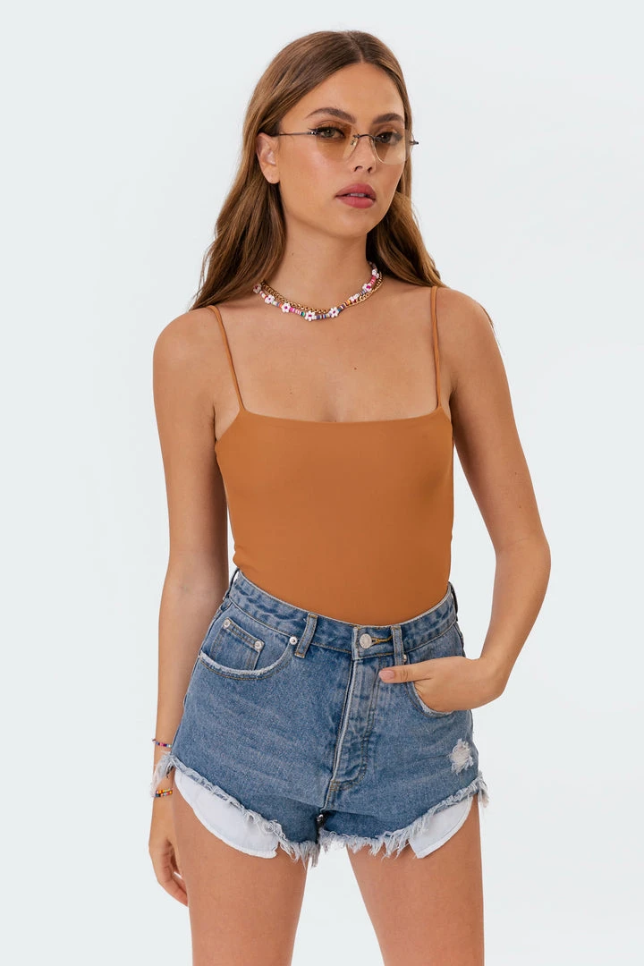 S11072_camel Tops Billy Open Back Bodysuit 5 S11072_camel Tops Billy Open Back Bodysuit