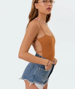 S11072_camel Tops Billy Open Back Bodysuit 10 S11072_camel Tops Billy Open Back Bodysuit