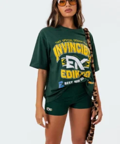 S11063_green Invincible Oversized T-Shirt 10 S11063_green Invincible Oversized T-Shirt