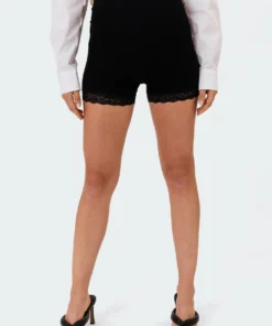 S11091_black Pants Lacey Love Shorts 9 S11091_black Pants Lacey Love Shorts