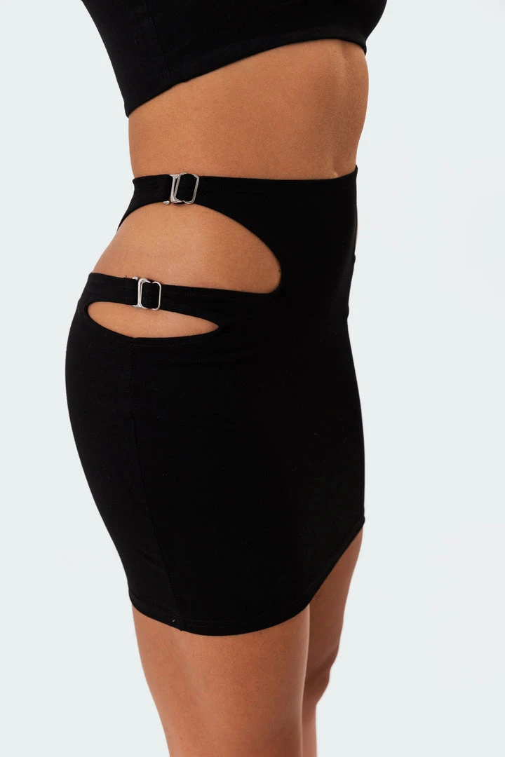 S11116_black Carrie Cut-Out Mini Skirt 8 S11116_black Carrie Cut-Out Mini Skirt