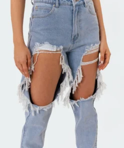 S11111_light-blue Distressed Doll Jeans Pants