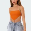 S11138_orange Tops Chain Open Back Crop Top 2 S11138_orange Tops Chain Open Back Crop Top