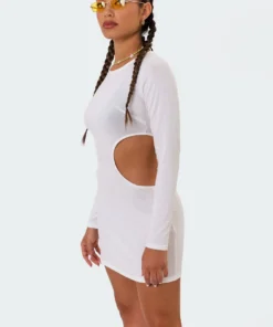 S11074_white Knit Cut-Out Dress 8 S11074_white Knit Cut-Out Dress