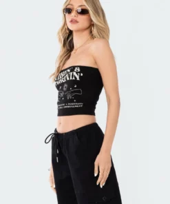 S12472_BLACK Vibin Tube Top
