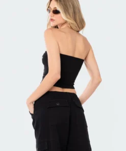 S12472_BLACK Vibin Tube Top