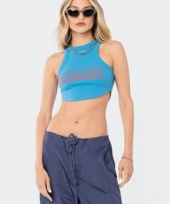 S12494_TURQUOISE New In Incredible Ribbed Crop Top