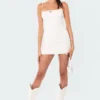 S12207_WHITE Capri Mini Dress