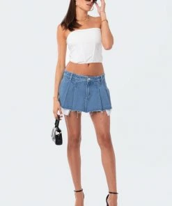 S12464_WHITE New In Etta Corset Tube Top