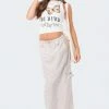 S12486_BEIGE Demi Cargo Maxi Skirt