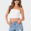 S12381_WHITE Basic Tube Top New In