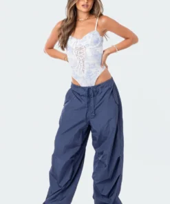 S12405_MIX Delft Print Cups Bodysuit