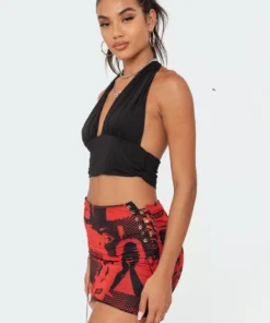 S11492_black Bau Halter Top New In