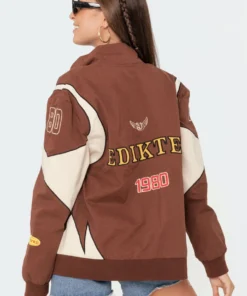 S11497_brown Baby Driver Oversized Jacket Jackets & Coats